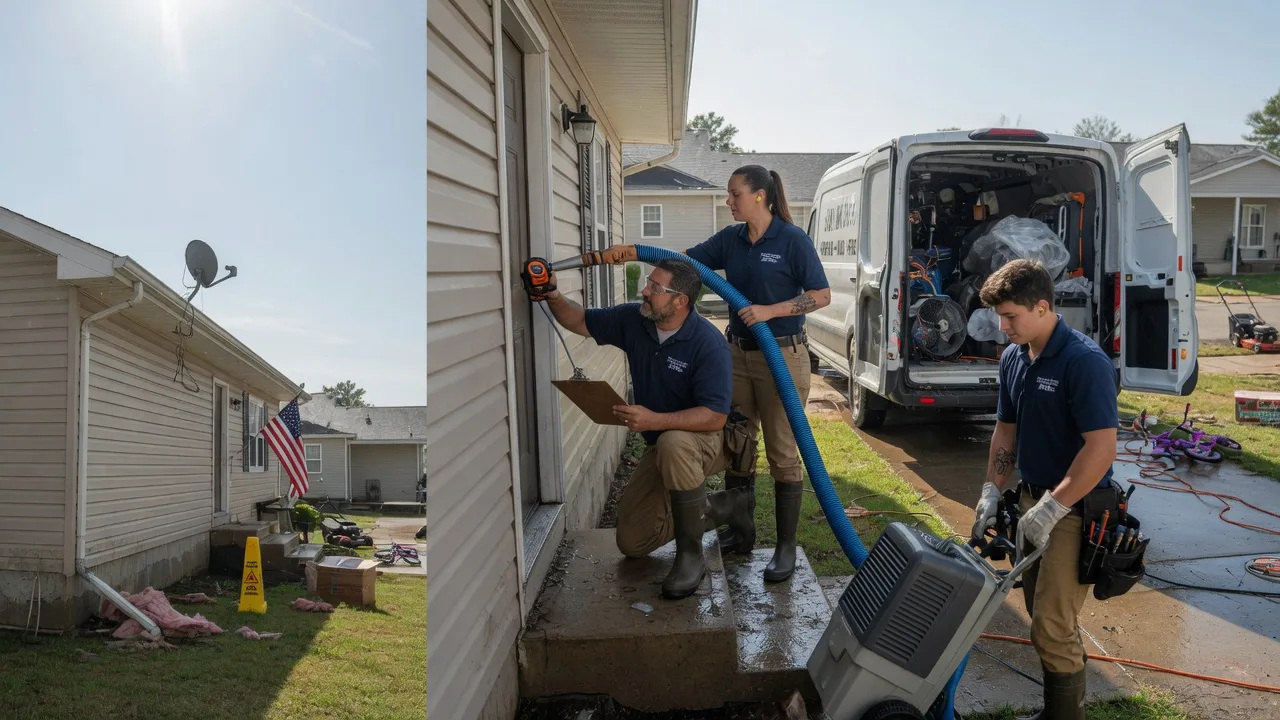 Ceiling Water Damage Restoration in Shelton, NE near me
